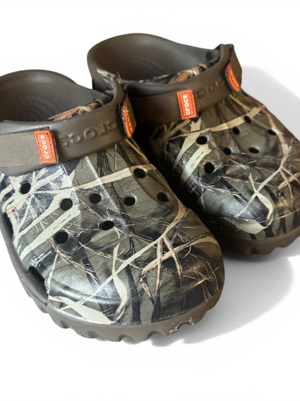 Crocs Advantage Max 4 HD Rare Camouflage Clog Slides Shoes Men 9/Woman 11